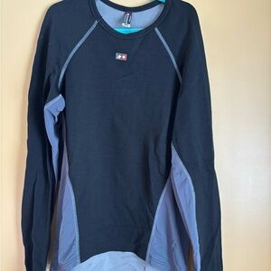 Black and Gray Cycling Base Layer
